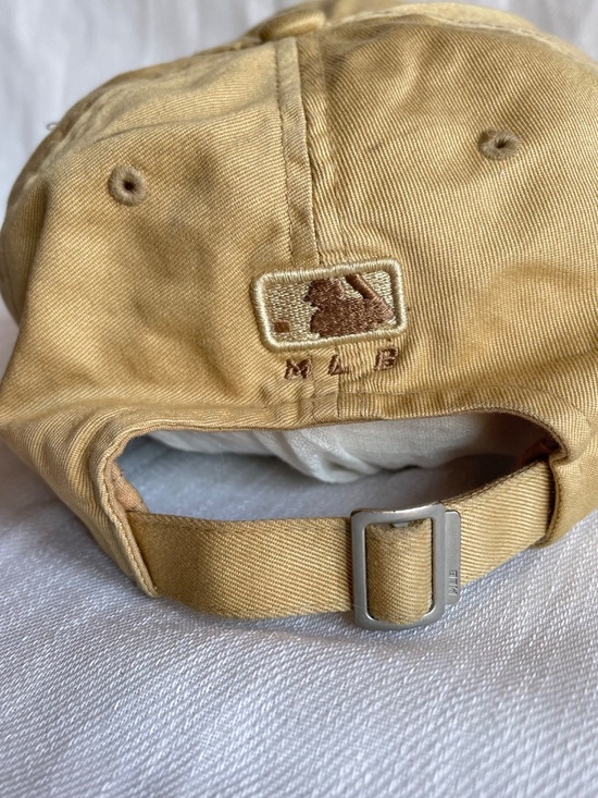 Embroidered Logo Baseball Cap - Tan main image 7